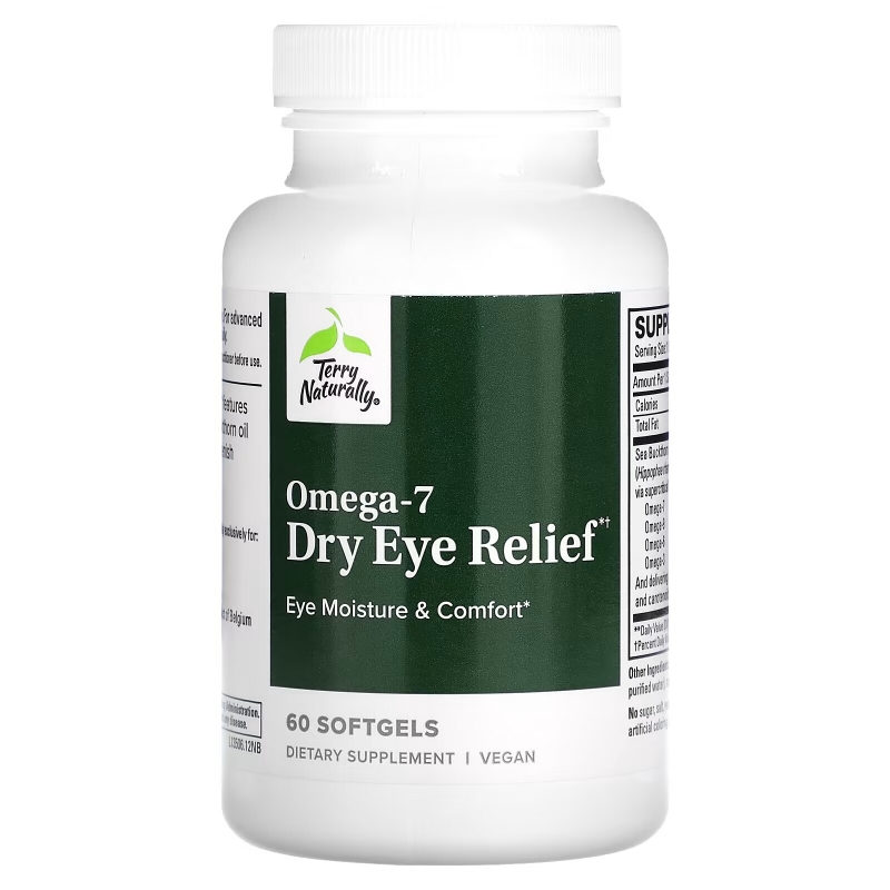 Terry Naturally, Omega 7, Dry Eye Relief, 60 Softgels