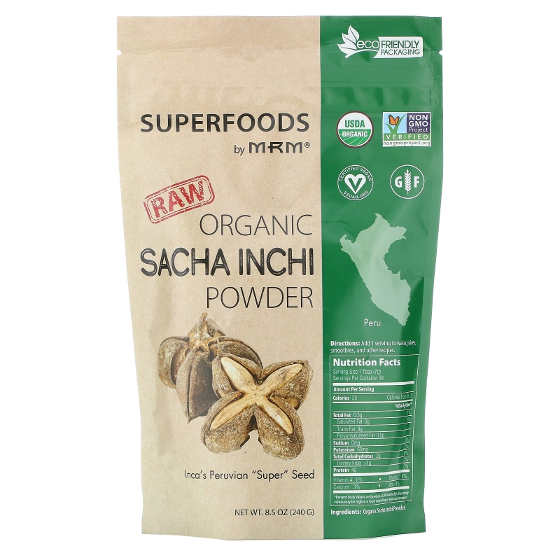 MRM Organic Sacha Inchi Powder 8.5 oz (240 g)