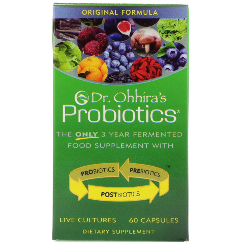 Dr. Ohhira's Essential Formulas Inc. Пробиотики натуральная формула 60 капсул