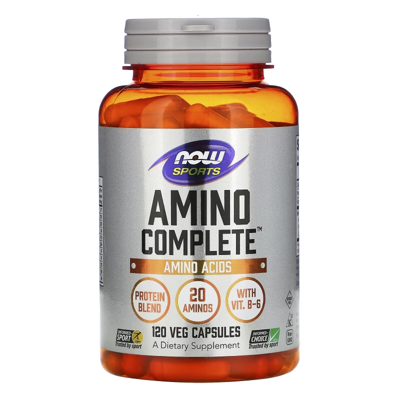 NOW Foods, Sports, Amino Complete, Amino Acids, 120 Veg Capsules