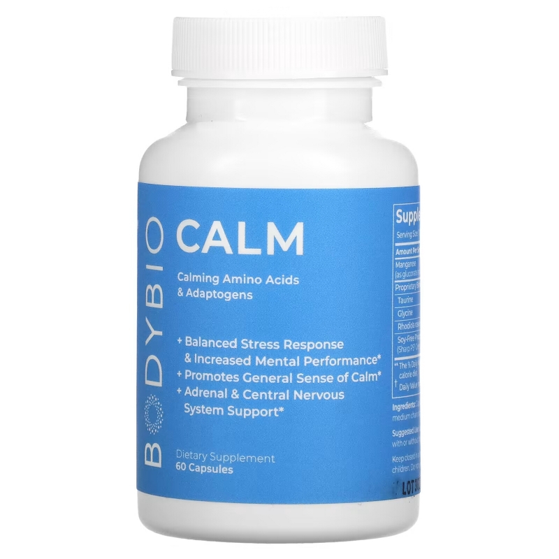 BodyBio, Calm, 60 Capsules