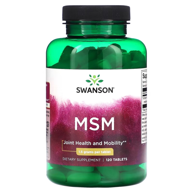 Swanson, MSM, 1.5 g, 120 Tablets